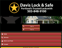 Tablet Screenshot of davislock.com